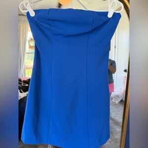 A New Day (Target) Vibrant Blue Strapless Dress